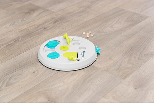Show full view: TRIXIE Strategy Flip Board Small Pet Snack Game Toy, White & Green, Medium slide 2 of 7