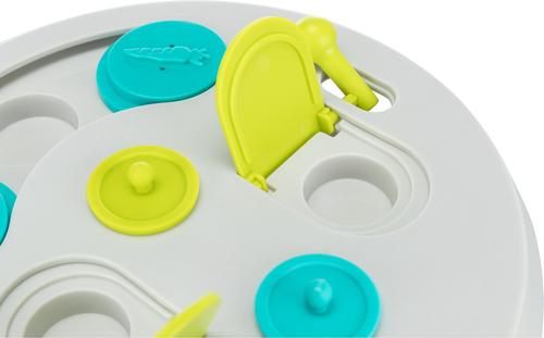 Show full view: TRIXIE Strategy Flip Board Small Pet Snack Game Toy, White & Green, Medium slide 3 of 7
