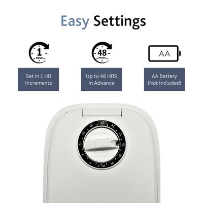 Show full view: TRIXIE TX1 Automatic Cat & Dog Food Dispenser, White slide 4 of 6