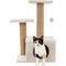 Show in main carousel: TRIXIE Valencia 28-in Plush Cat Tree & Scratching Post with Condo & Cat Toy, Taupe/Brown slide 2 of 11