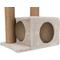 Show in main carousel: TRIXIE Valencia 28-in Plush Cat Tree & Scratching Post with Condo & Cat Toy, Taupe/Brown slide 7 of 11