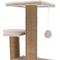 Show in main carousel: TRIXIE Valencia 28-in Plush Cat Tree & Scratching Post with Condo & Cat Toy, Taupe/Brown slide 8 of 11