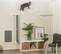 TRIXIE Wall Mount Cat Scratching Board, Gray/White slide 2 of 5