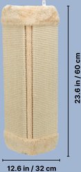 TRIXIE Wall Mount Corner & Vertical Cat Scratcher, Beige slide 2 of 3