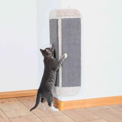 Show full view: TRIXIE Wall Mount Corner & Vertical Cat Scratcher, Gray slide 4 of 5