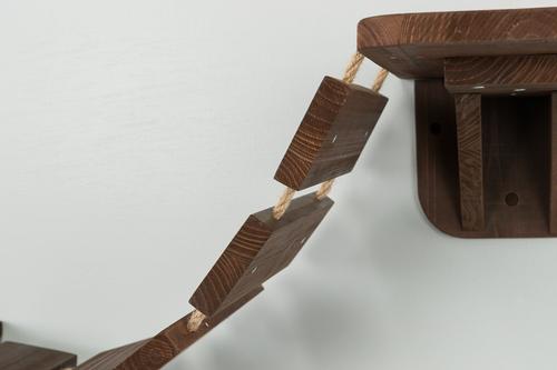 Show full view: TRIXIE Wall Mounted Cat Bridge, Espresso Brown slide 4 of 5