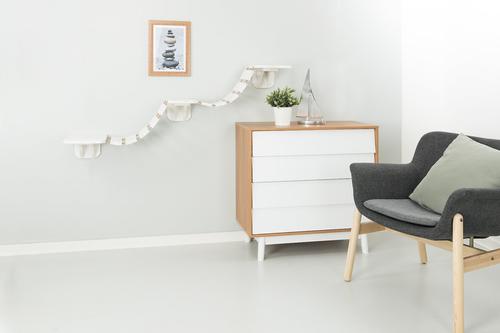 Show full view: TRIXIE Wall Mounted Cat Bridge, White slide 3 of 8