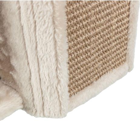 Show full view: TRIXIE Wall Mounted Corner Sisal Scratching Board & Jute Post Vertical Cat Scratcher, Beige slide 6 of 8