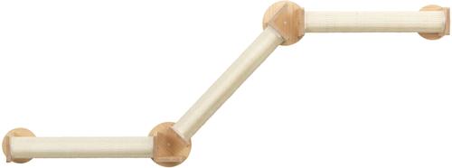 Show full view: TRIXIE Wall Set 2 - Wall Mount & 3 Scratching Posts Cat Furniture, Natural & White slide 2 of 6