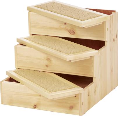 Show full view: TRIXIE Wooden Cat & Dog Stairs, Natural slide 5 of 10
