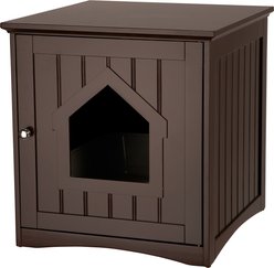 TRIXIE Wooden Cat Home & Litter Box Cover, Brown