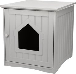 TRIXIE Wooden Cat Home & Litter Box Cover, Gray