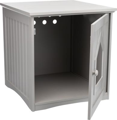 Show full view: TRIXIE Wooden Cat Home & Litter Box Cover, Gray slide 5 of 9