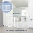 Show in main carousel: TRIXIE Wooden Dog Gate, 63-in, White slide 2 of 7