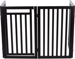 TRIXIE Wooden Dog Gate, Espresso Brown, 31.5-in slide 1 of 5