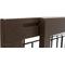Show in main carousel: TRIXIE Wooden Freestanding Dog Gate, 43-in, Espresso Brown slide 7 of 8