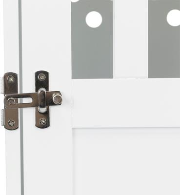 Show full view: TRIXIE Wooden Single Door Furniture Style Dog Crate, White, 19 inch slide 4 of 4