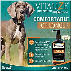 Vitalize Trixsyn Canine Hyaluronan Dog Joint Support Supplement, 6-fl oz bottle slide 2 of 5
