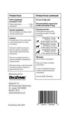 Show full view: Vitalize Trixsyn Canine Hyaluronan Dog Joint Support Supplement, 6-fl oz bottle slide 5 of 7