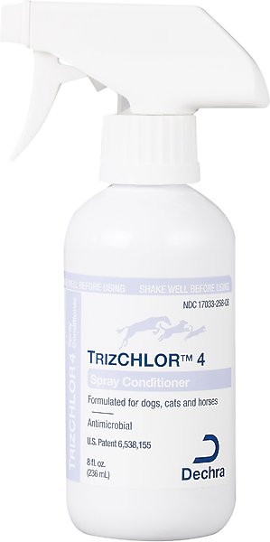 Show full view: TrizCHLOR 4 Spray Conditioner for Dogs, Cats & Horses, 8-fl oz bottle slide 1 of 9