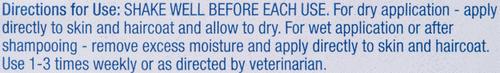 Show full view: TrizCHLOR 4HC Spray Conditioner for Dog, Cats & Horses, 8-fl oz bottle slide 6 of 10