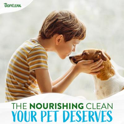 Show full view: TropiClean Deodorizing Perfume & Odor Eliminating Baby Powder Scent Dog & Cat Spray, 8-fl oz bottle slide 9 of 12