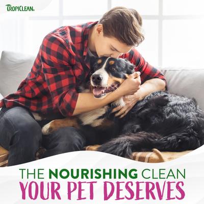 Show full view: TropiClean Deep Cleaning Berry & Coconut Dirt & Odor Remover Wipes for Dogs & Cats, 100 count slide 9 of 12