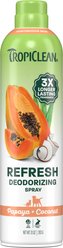 TropiClean Deodorizing Perfume & Odor Eliminating Papaya Scent Dog & Cat Spray, 10-fl oz bottle