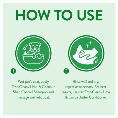 Show full view: TropiClean Deshedding Dog Shampoo, 20-oz bottle + Frisco Shedding Rake Dog & Cat Brush slide 5 of 8