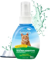TropiClean Drops Cat Dental Water Additive, 2.2-fl oz bottle