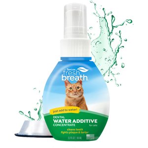 TropiClean Drops Cat Dental Water Additive, 2.2-fl oz bottle