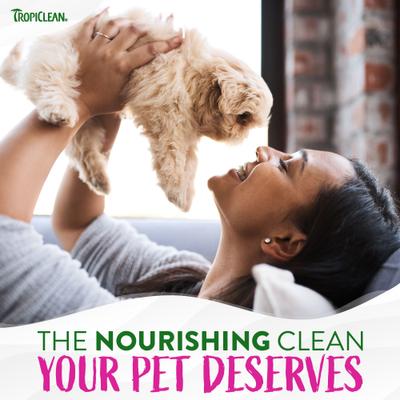 Show full view: TropiClean Dry No Rinse Waterless Deep Cleaning Dog Shampoo, Berry Fresh Scent, 7.4-fl oz bottle slide 9 of 11