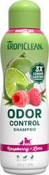 TropiClean EnduraScent Raspberry Lime Scented Deodorizing Dog & Cat Shampoo, 20-fl oz bottle