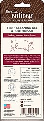 TropiClean Enticers Hickory Smoked Bacon Flavored Toothpaste Large Dog Tooth Brushing Kit, 2-oz tube slide 2 of 8