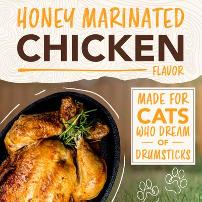 Show full view: TropiClean Enticers Honey Marinated Chicken Flavor Cat Teeth Cleaning Gel, 2-oz tube slide 7 of 11