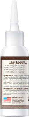 Show full view: TropiClean Enticers Peanut Butter & Honey Flavor Dog Teeth Cleaning Gel, 2-oz tube slide 4 of 12