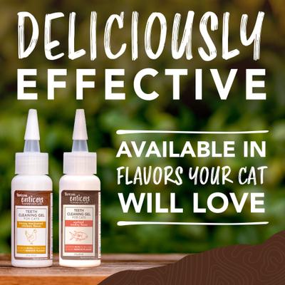 Show full view: TropiClean Enticers Seafood Medley Flavor Cat Teeth Cleaning Gel, 2-oz tube slide 10 of 10