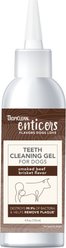TropiClean Enticers Smoked Beef Brisket Flavor Dog Teeth Cleaning Gel, 4-oz tube