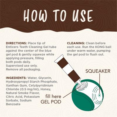 Show full view: TropiClean Enticers Smoked Beef Brisket Flavored Toothpaste + KONG Dental Ball Kit for Small Dogs slide 6 of 10