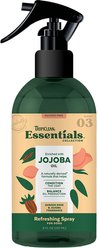 TropiClean Essentials Conditioning Jojoba Oil Dog Deodorizing Spray, 8-fl oz bottle