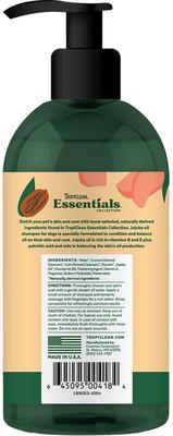 Show full view: TropiClean Essentials Conditioning Jojoba Oil Dog Shampoo, 16-fl oz bottle slide 2 of 8