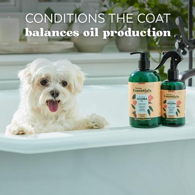 Show full view: TropiClean Essentials Conditioning Jojoba Oil Dog Shampoo, 16-fl oz bottle slide 3 of 8