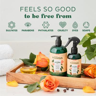 Show full view: TropiClean Essentials Conditioning Jojoba Oil Dog Shampoo, 16-fl oz bottle slide 5 of 8