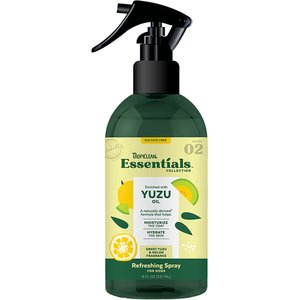 TropiClean Essentials Hydrating Yuzu Fruit Deodorizing Spray for Dogs, 8-fl oz bottle