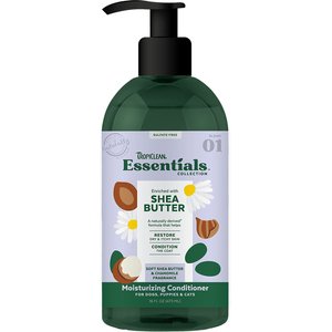TropiClean Essentials Moisturizing Shea Butter Dog Conditioner, 16-fl oz bottle