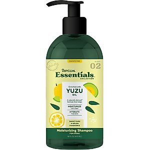 TropiClean Essentials Moisturizing Yuzu Fruit Dog Shampoo, 16-fl oz bottle