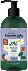 TropiClean Essentials Soothing Shea Butter Dog Shampoo, 16-fl oz bottle