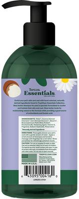 Show full view: TropiClean Essentials Soothing Shea Butter Dog Shampoo, 16-fl oz bottle slide 2 of 7