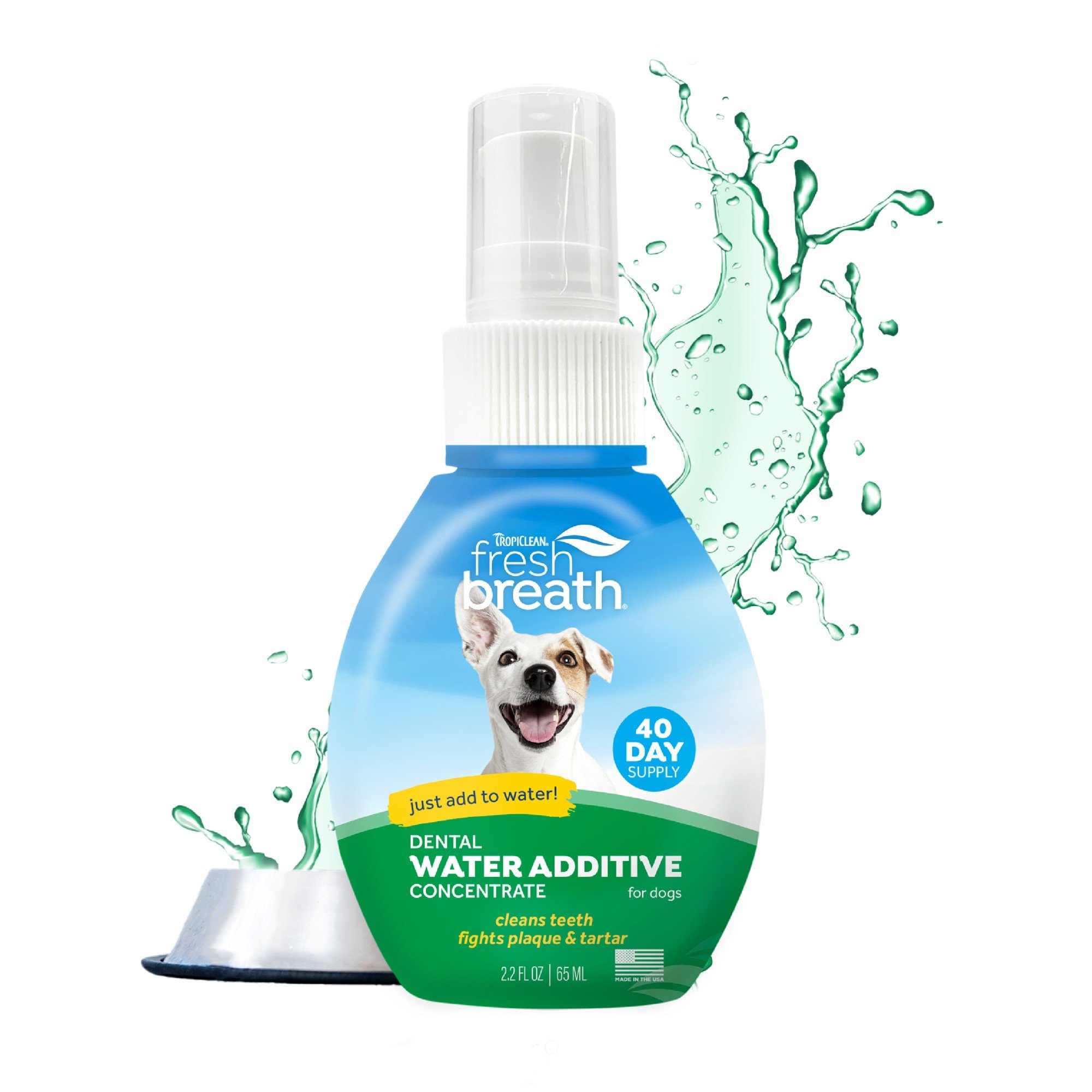 Fresh Breath Drops Dog Dental Water Additive