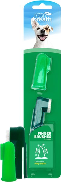 TropiClean Fresh Breath Finger Brush Dog Toothbrush